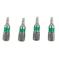 thumbnail image 3 of 4Pcs Magnetic T6-T40 Hex Head Screw Driver Bit 1/4inch Hex Shank 25mm Spanner, 3 of 8