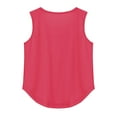 thumbnail image 5 of AherBiu Toddler Girls Clothes Summer Tank Tops Crewneck Ruched Loose Sleeveless Tunic Top Tees Shirts for Kids Teens, 5 of 7
