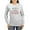 Ash Gray, variant on CafePress - Majored In Economics Long Sleeve T Shirt - Women's Long Sleeve Graphic Casual T-Shirt
