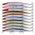 thumbnail image 1 of Yuarrent Señuelos de pesca versátiles ABS, regalo realista de pececillo para pescadores, señuelos duros de lubina hechos con ABS Pescar, 1 of 6