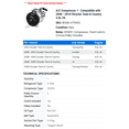 thumbnail image 2 of A/C Compressor 1 - Compatible with 2008 - 2010 Chrysler Town & Country 4.0L V6 - Autopart Premium, 2 of 2