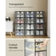 thumbnail image 5 of Cajas para zapatos SONGMICS, apilables, 12 unidades, transparentes, ULSP312B01, 5 of 6