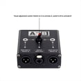 thumbnail image 3 of Selector Manual de Fuente de Audio Balanceada XLR 2 en 1 Salida o 1 Entrada y 2 Salidas, 2 Machos y 1 Hembra para Mezclador de Tarjeta de Sonido de Micrófono., 3 of 8