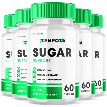 Zempoza Blood Sugar Support Weight Management Natural Supplement 5 Pack