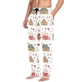 thumbnail image 2 of FORMRS Mens Pajama Pants with Pockets Sleepwear Lounge Bottoms Sizes S-2XL, Red Nordic Christmas House, 2 of 7
