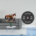thumbnail image 2 of Escultura De Caballo De Resina Y Reloj De Gimnasio: Arte Fusionado Para El Hogar, La Oficina O La Sala De Estar. Ideal Para Amantes De Los Animales, El Culturismo, El Entrenamiento Con Pesas Y, 2 of 8