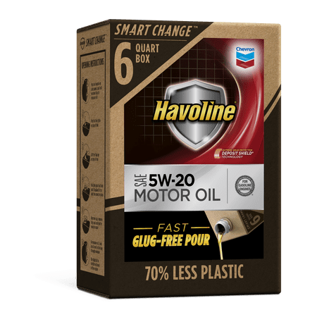 Automotive Oil Change System - Havoline SMART CHANGE® Motor Oil 5W-20, 6qt