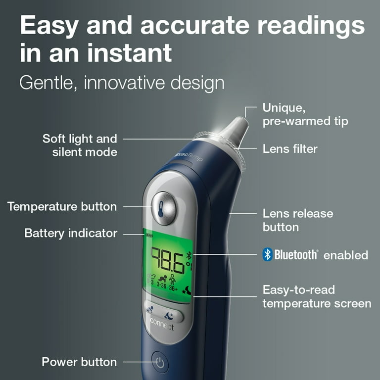 Braun ThermoScan 7+ Connect Ear Thermometer, IRT6575US HSA/FSA