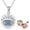 Evil Eye, variant on Personalized Sunflower/Evil Eye/Guardian Angel Photo Locket Necklace That Holds 2 Pictures Sterling Silver Customized Heart Shaped Photo Locket Necklace for Women