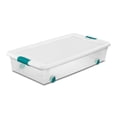 thumbnail image 1 of Caja Plástico Sterilite 53L Transparente Con Ruedas, 1 of 3