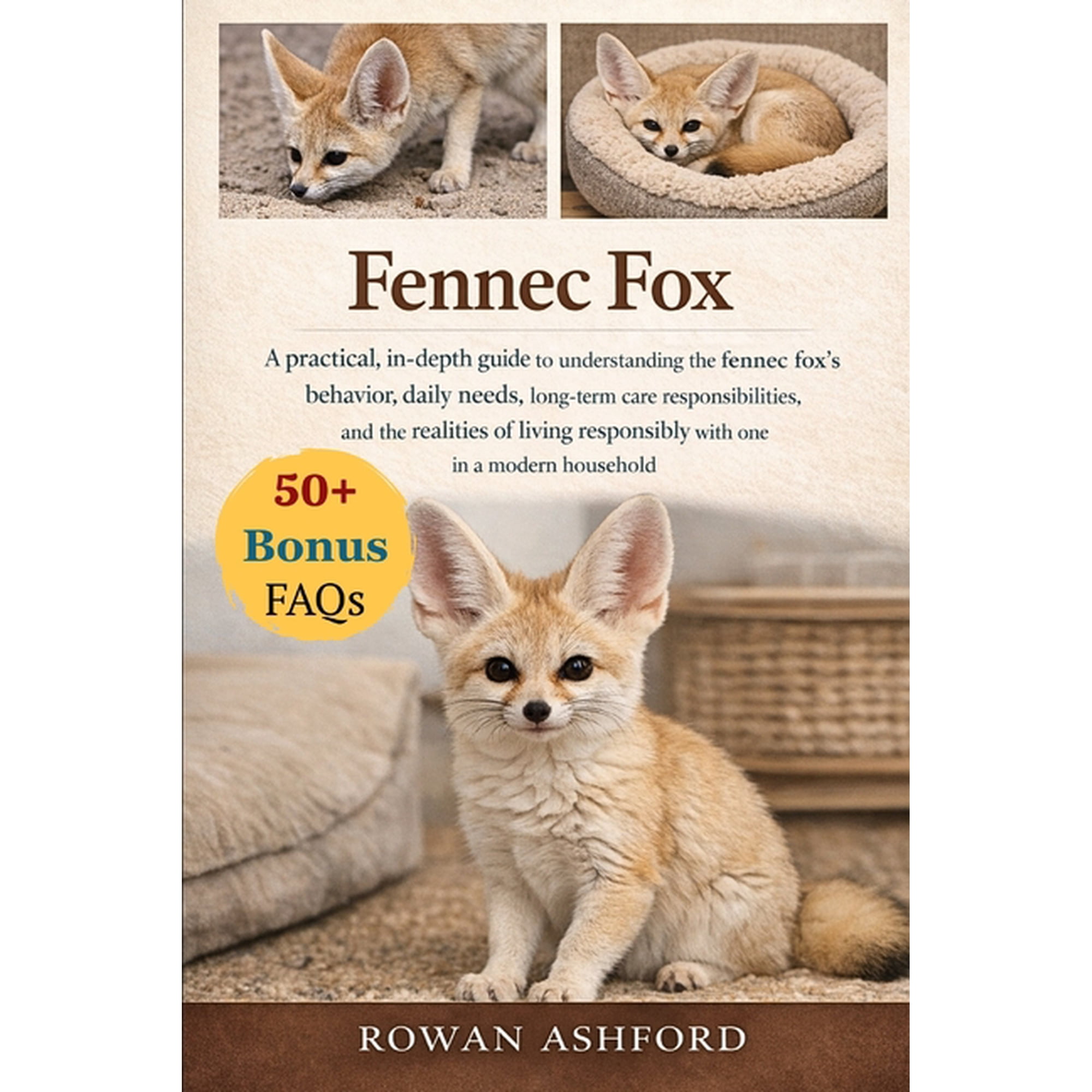 Fennec Fox: A practical, in-depth guide to understanding the fennec fox's behavior, daily needs, long-term care responsi, (Paperback)