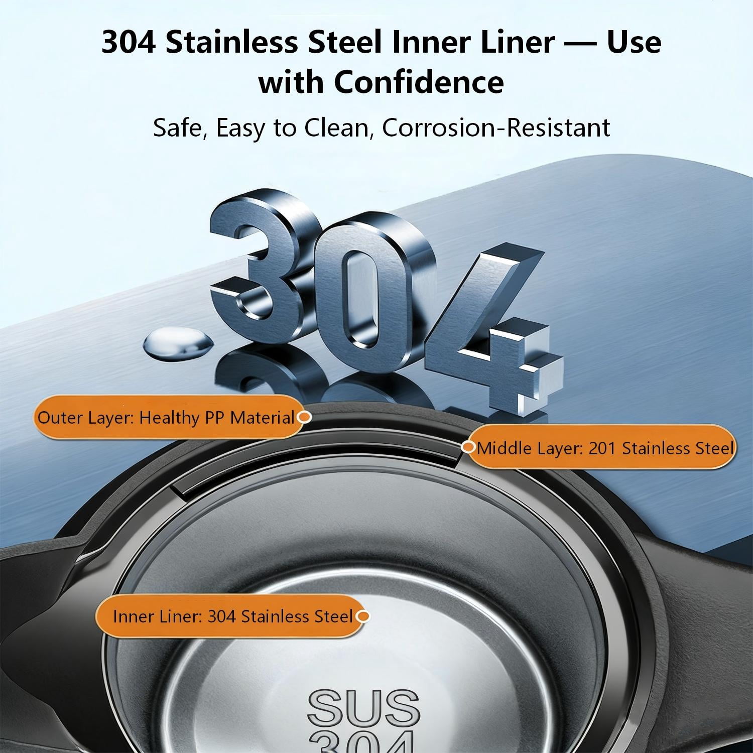 Car Electric Kettle, 800ml 12V/24V Portable Travel Kettle Hot Water Boiler Heater Car Stainless Steel Cigarette Lighter Heating Kettle for Cars Trucks SUVs Road Trips Outdoor Camping, Black