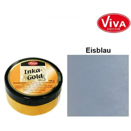 Viva Decor Inka Gold Paint, 62.5gm, Ice Blue