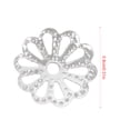 thumbnail image 2 of HEALEEP 1000Pcs Diy Bracelet Silver Iron Bead Caps For Jewelry Making, 2 of 5
