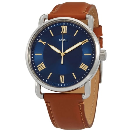 Fossil Men's Copeland 42mm Three-Hand Luggage Leather Watch FS5661