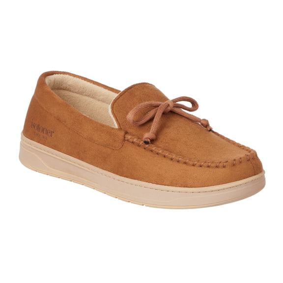 Isotoner Men's Microsuede Boater Moccasin