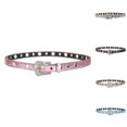 thumbnail image 5 of Zwiiyzr Women's Elegant Leather Belts Rhinestone Sequin Adjustable Tight Waistband Leather Belts For Women Christmas Holiday Gifts White Free Size, 5 of 5