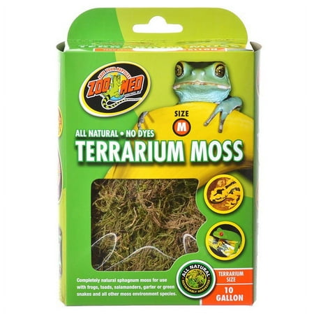 Zoo Med All Natural Terrarium Moss [shelters, Reptile Supplies] Medium - 10 count