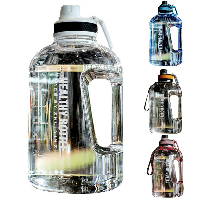 Travelwant 2200ml Time Marked Water Bottle - Water Bottle with Time Marker  - Extra Large Water Bottle/Water Jug Helps You Drink More Water