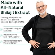 Organics Ocean One-Per-Day Shilajit Supplement – High Potency Formula – 30 Capsules – Skin & Bone Support