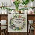thumbnail image 2 of Easter Table Flag Digital Printing Linen Table Mat Rabbit Eggs Party Adornment Tablecloth, 2 of 4