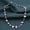 Blue, variant on Handmade Natural Shell Hematite Magnet Therapy Irregular Beads Necklace 23.6"-Blue