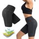 thumbnail image 4 of "Absorción del sudor unisex transpirable moda deportes ejercicio Pantalones cortos gimnasio Yoga Trunks, Hemp gray M", 4 of 8