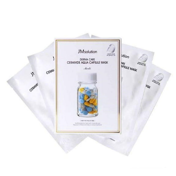 JM Solution Derma Care Ceramide Aqua Capsule Masks 30ml 10pcs