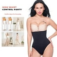 thumbnail image 4 of MISS MOLY 2 Pack Sexy Underwear for Women High Waist Thong Shapewear Tummy Control Cincher, 4 of 5