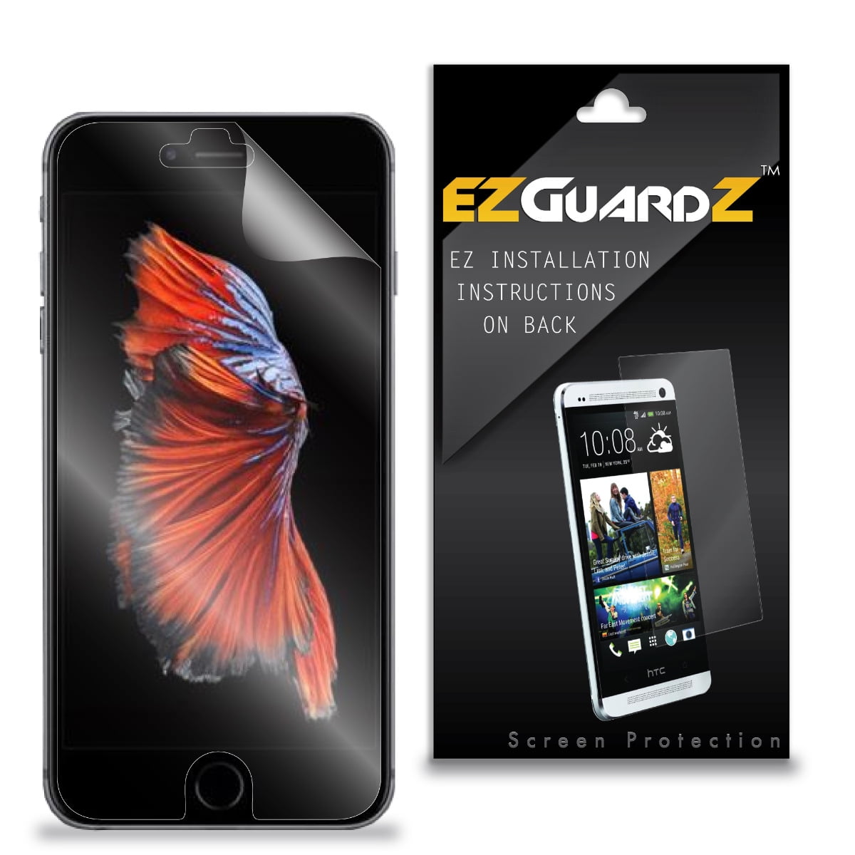 2X EZguardz Screen Protector Cover HD 2X For iRulu AX123 10.1" Tablet Clear 