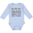 thumbnail image 3 of Inktastic Cousins Make the Best Friends Boys or Girls Long Sleeve Baby Bodysuit, 3 of 5