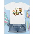 thumbnail image 3 of Father Daughter And Plants T-Shirt Juniors -Image by Shutterstock,  Medium, 3 of 4
