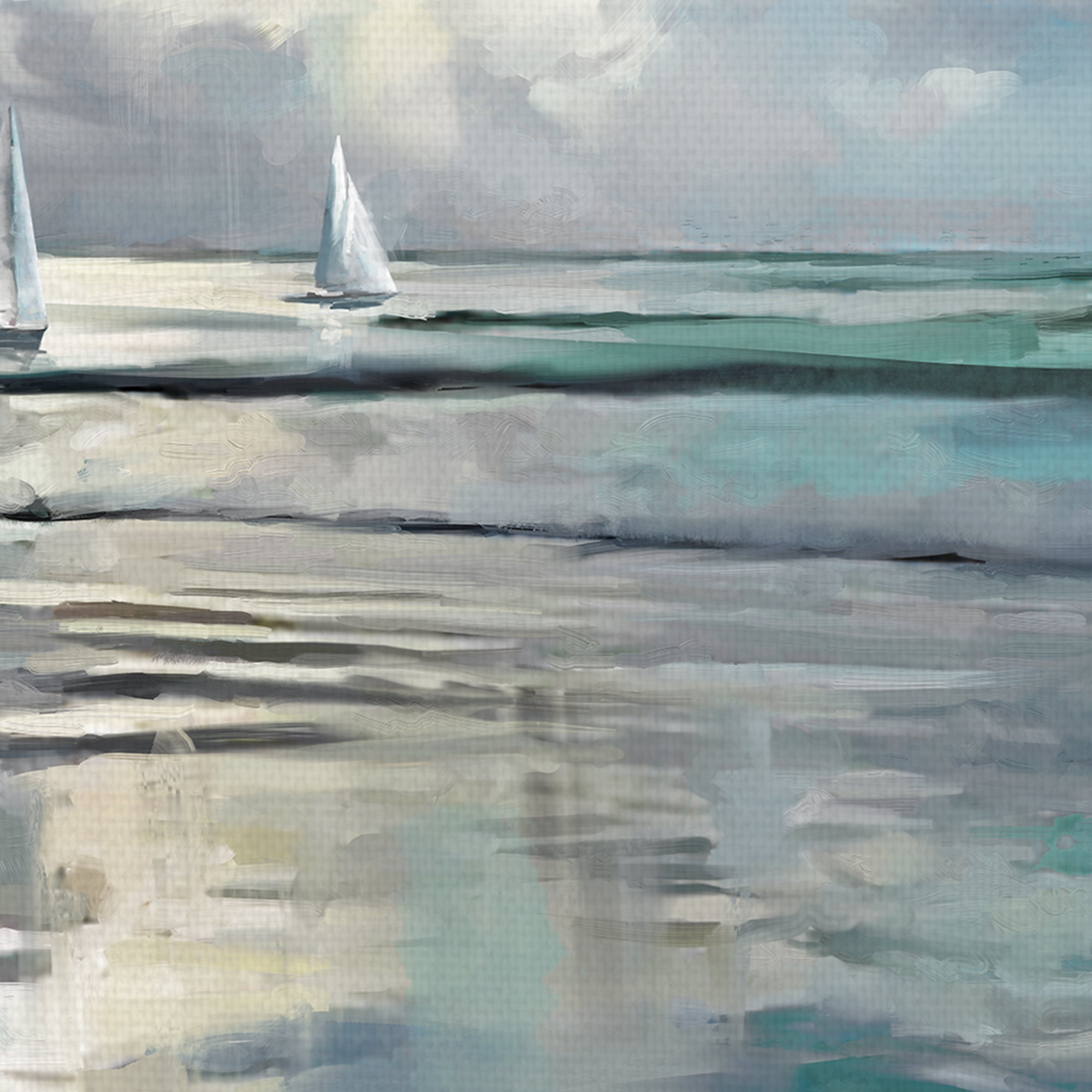 Indigo Seas by Studio Arts Wrapped Canvas Art Print