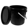 thumbnail image 4 of unbranded Cubo Plástico Con Y Asa Para Almacenamiento En Color Negro Con Ergonómico, 4 of 7