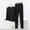 A_Black, variant on Women's Soft Modal 2 Piece Lounge Set Long Sleeve V-Neck Top High Waist Leggings Comfortable Stretchy Sleepwear Black XXL