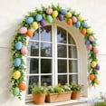 thumbnail image 4 of 6FT Artificial Eucalyptus Garland with Easter Eggs, Faux Greenery Vine for Easter, Spring & Home Decor, Indoor Outdoor Use, 4 of 11