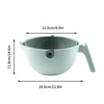 thumbnail image 2 of Fankiway 2 In 1 Vegetable and Fruit Cleaning Spinning Colander with Handle Draining Basket, Kitchen Colander, Kitchen Gadgets, Fruit and Vegetable Cleaning Gadgets Home Cleaning Supplies, 2 of 7