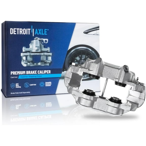 Detroit Axle - Front Right Brake Caliper for 1965-1982 Chevy Corvette, Passenger Side Brake Caliper 1966 1967 1968 1969 1970 1971 1972 1973 1974 1975 1976 1977 1978 1979 1980 1981 Replacement