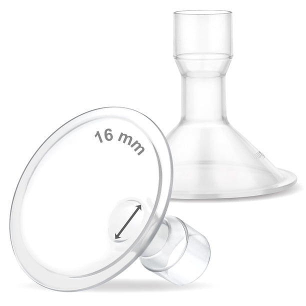 Protectores de extracción de leche Maymom MyFit, 16 mm, pequeños, 2 unidades para Medela