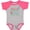 Baseball Heather and Hot Pink, variant on Inktastic Lineman Like Daddy Boys or Girls Baby Bodysuit