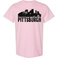 thumbnail image 3 of Inktastic Pittsburgh Skyline Grunge T-Shirt, 3 of 5