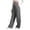 Gray, variant on Women’s Fleece Lined High Waisted Yoga Pants Wide Straight Leg, with Pockets
