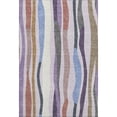thumbnail image 2 of Addison Rugs Mayfield Premium Machine Washable Transitional Stripes Lavender Rectangle Rug, 3' x 5', 2 of 6
