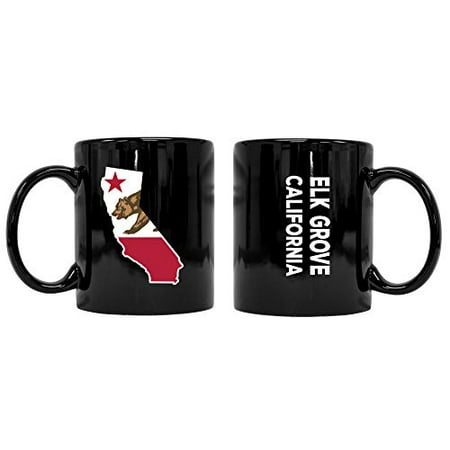 

Elk Grove California Souvenir Black Ceramic Mug