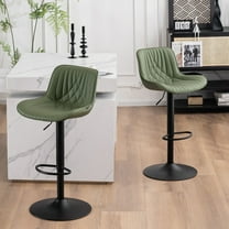 Kidol & Shellder Green Bar Stools Set of 2 Modern Kitchen Island Barstool