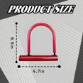 thumbnail image 2 of MELIVO Bike Lock,6.5"*4.7" U Lock Bike,U Bicycle Lock Kids Bike Lock,Red, 2 of 7