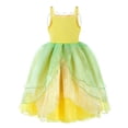 thumbnail image 3 of Déguisements de Princesse Tiana de Luxe Robe pour Petites Filles Robe Chic pour Enfants Cosplay Fête d'Halloween, 3 of 6