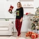 thumbnail image 4 of Unisex Matching Family Pajamas Christmas Sleepwear Set, 2-Piece (Women, L), 4 of 5