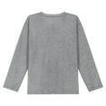 thumbnail image 5 of BLVB Girls Oversized Long Sleeve Shirts Kids Fashion Casual Crewneck Tunic Tops Tees 5-15 Years, 5 of 7