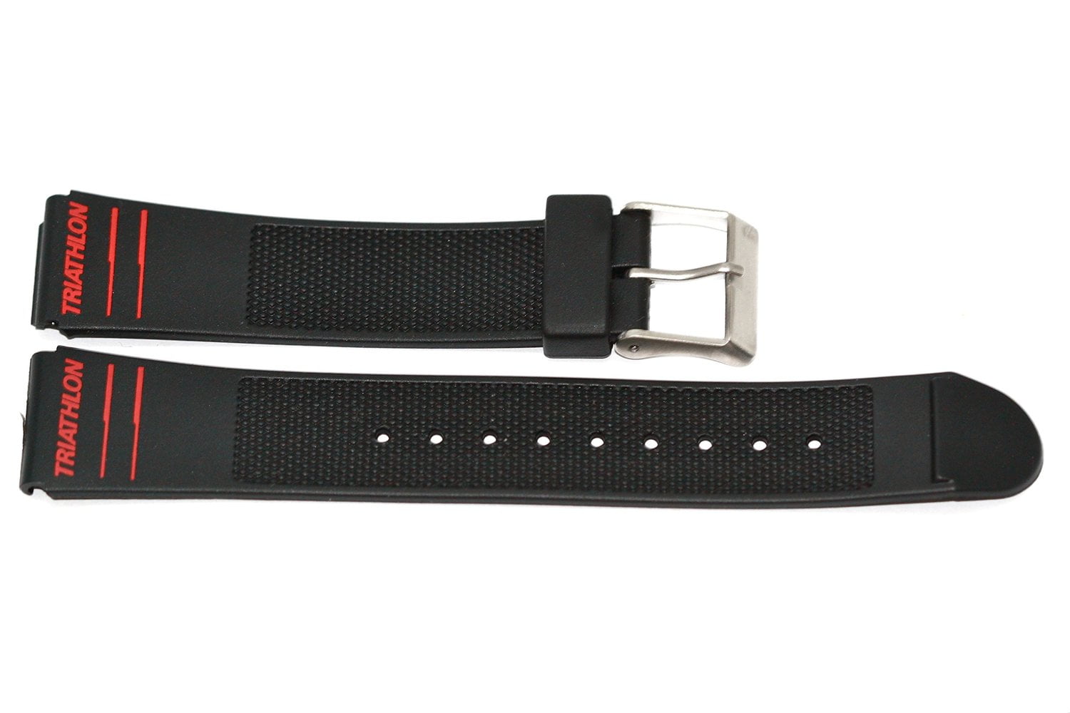 TX362931, Timex watchband, Triathlon (red), 19mm, black [Watch ...